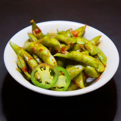 Garlic Spicy Edamame